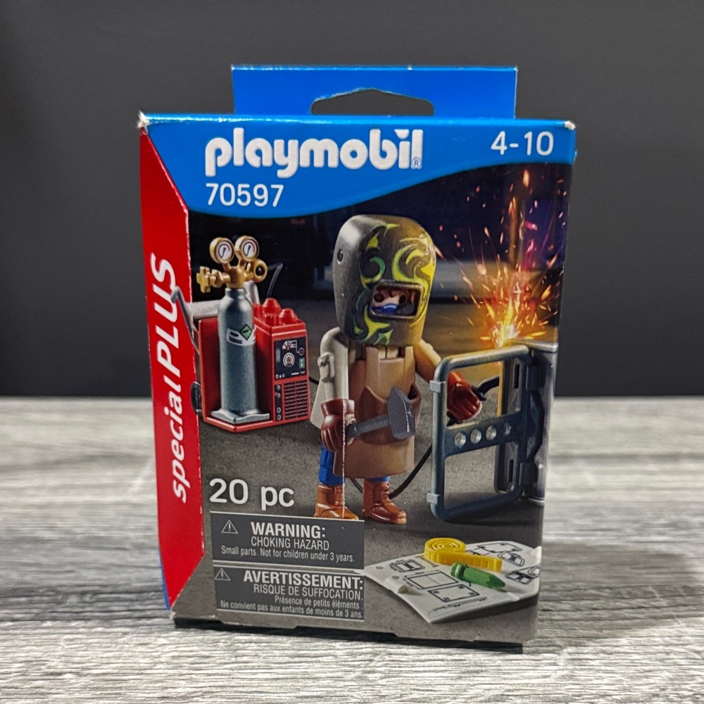Playmobil | NEW: Special Plus #70597: Welder - Toy Figure Playset